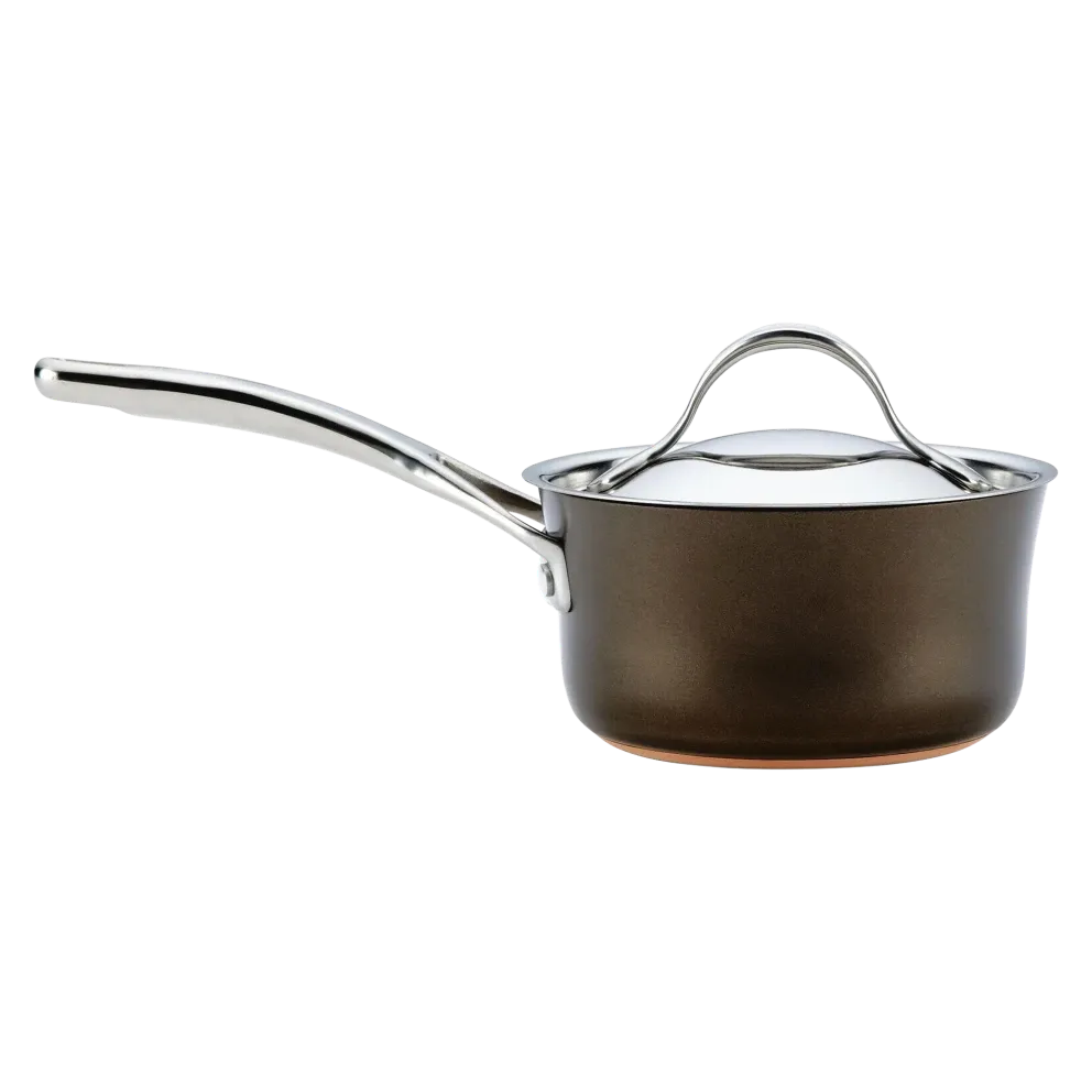 Anolon Nouvelle Luxe 11-Piece Copper and Hard Anodized Cookware Set