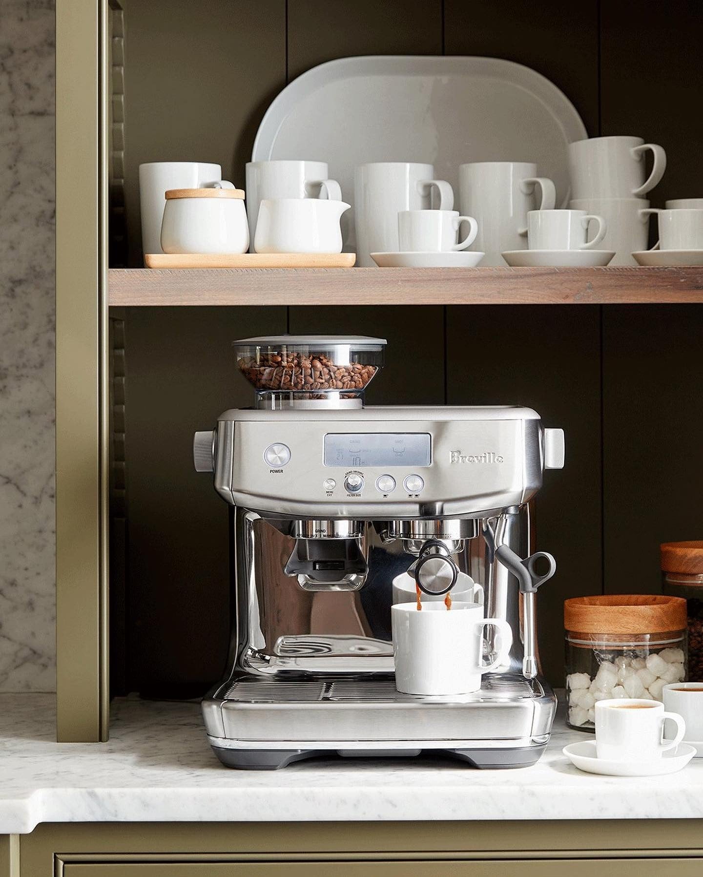 Breville ® Barista Touch ™ Espresso Machine in Brushed Stainless Steel