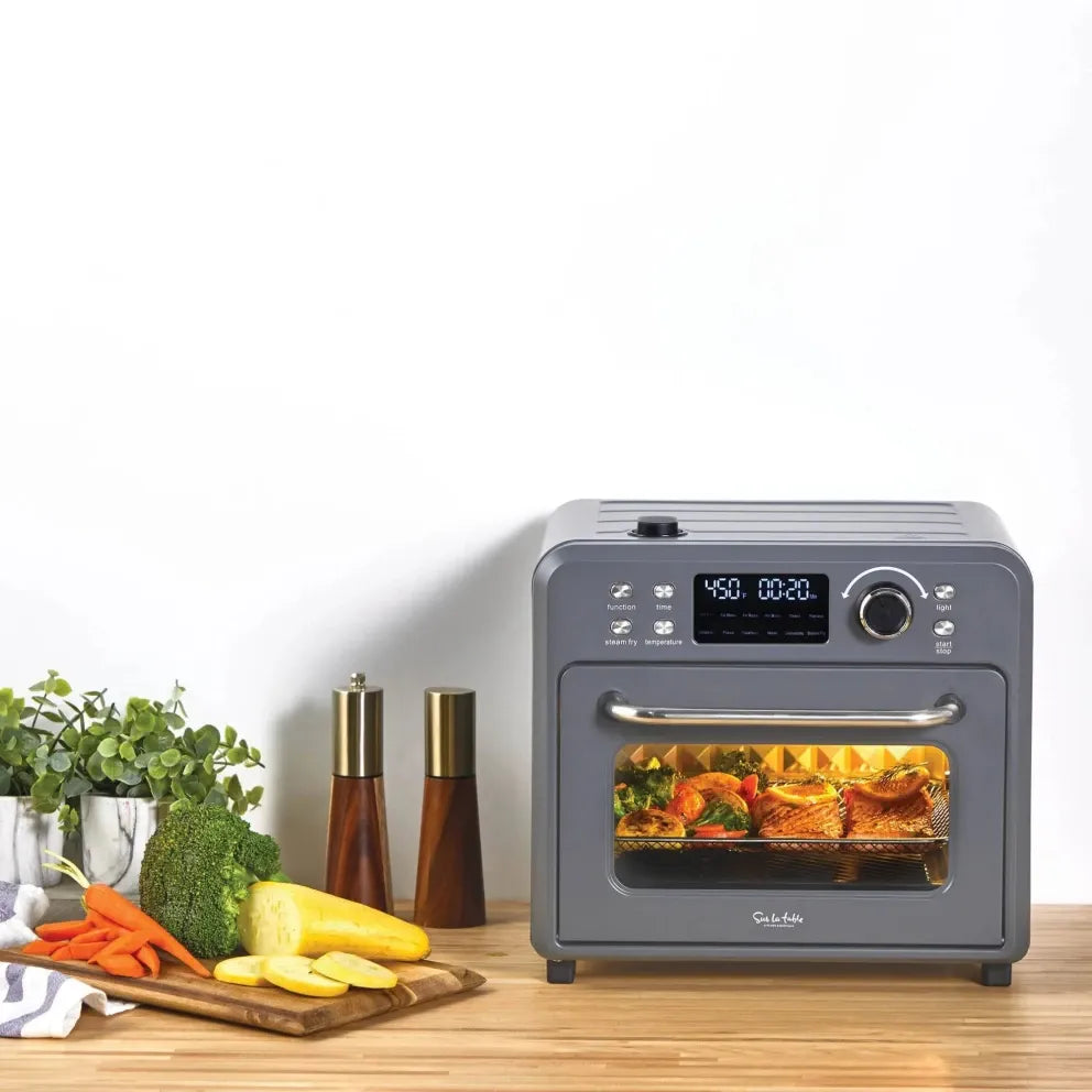 Sur La Table 16-Quart Stainless Steel Air Fryer Oven with Steam