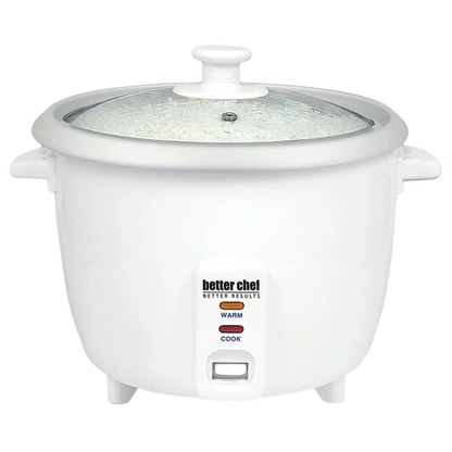 Better Chef 8-Cup Rice Cooker with Cup &amp; Paddle