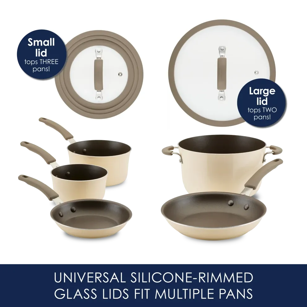 Rachael Ray Cook &amp; Create 11-Piece Enameled Aluminum Cookware Set