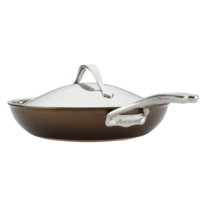 Anolon Nouvelle Luxe 11-Piece Copper and Hard Anodized Cookware Set