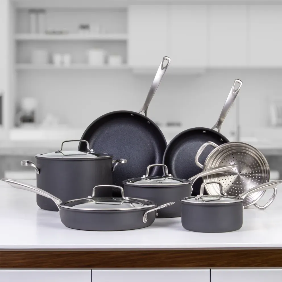 Cuisinart 11-Piece Hard Anodized Nonstick Cookware Set