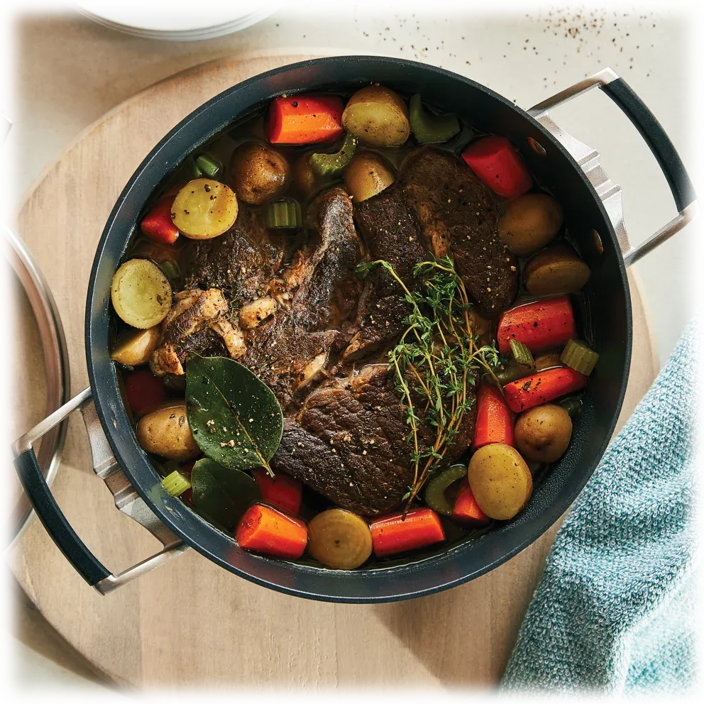 Calphalon Select 14-Piece Space-Saving Hard-Anodized Cookware Set