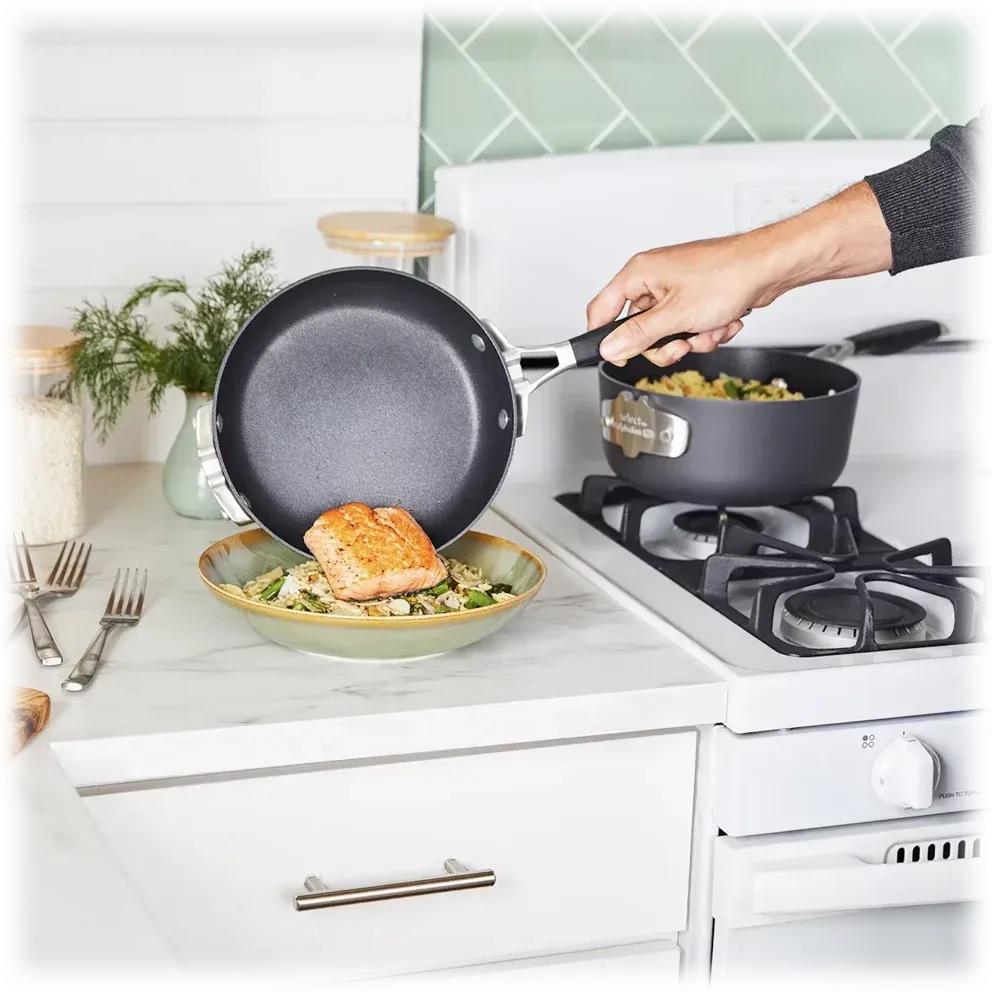 Calphalon Select 14-Piece Space-Saving Hard-Anodized Cookware Set