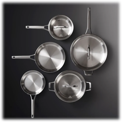 Calphalon Premier 8-Piece Stainless Steel Cookware Set
