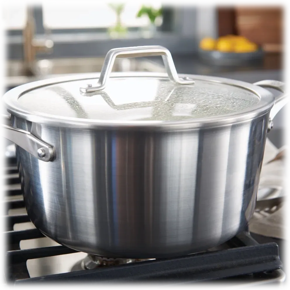 Calphalon Premier 8-Piece Stainless Steel Cookware Set