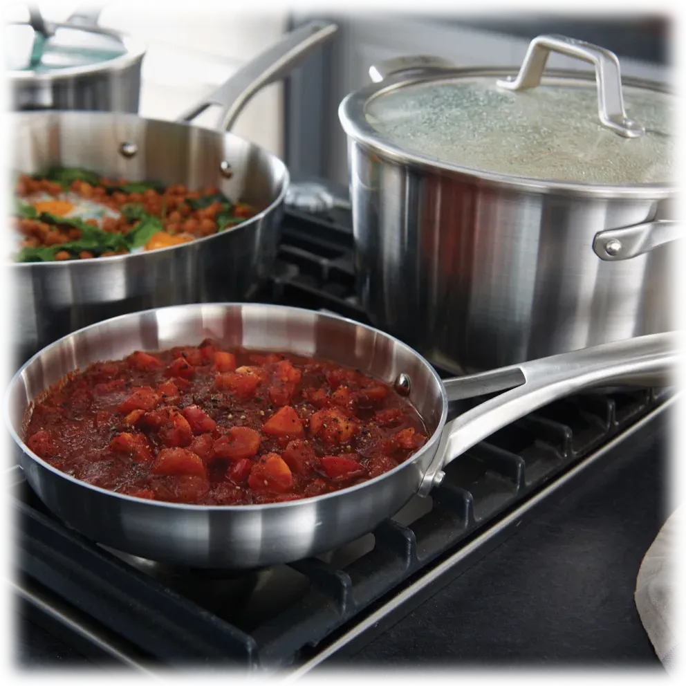 Calphalon Premier 8-Piece Stainless Steel Cookware Set