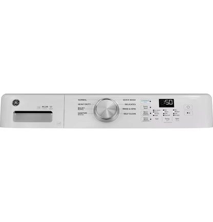 GE - 4.6 Cu. Ft. High-Efficiency Stackable Smart Front Load Washer with Odorblock UltraFresh Vent System - White