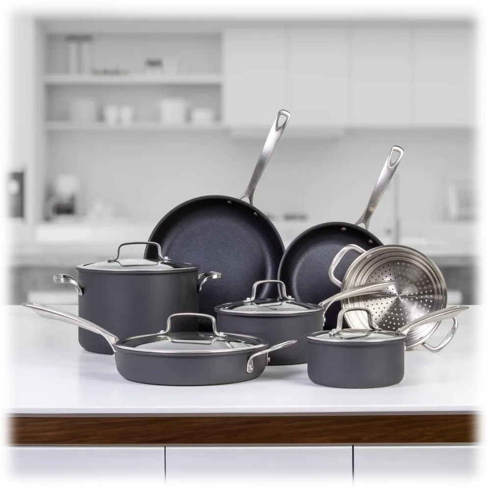 Cuisinart 11-Piece Hard Anodized Nonstick Cookware Set