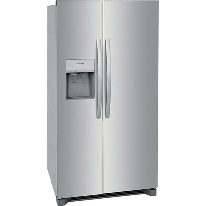 Frigidaire 36 in. 25.6 cu. ft. Side by Side Refrigerator with Ice &amp; Water Dispenser - Stainless Steel