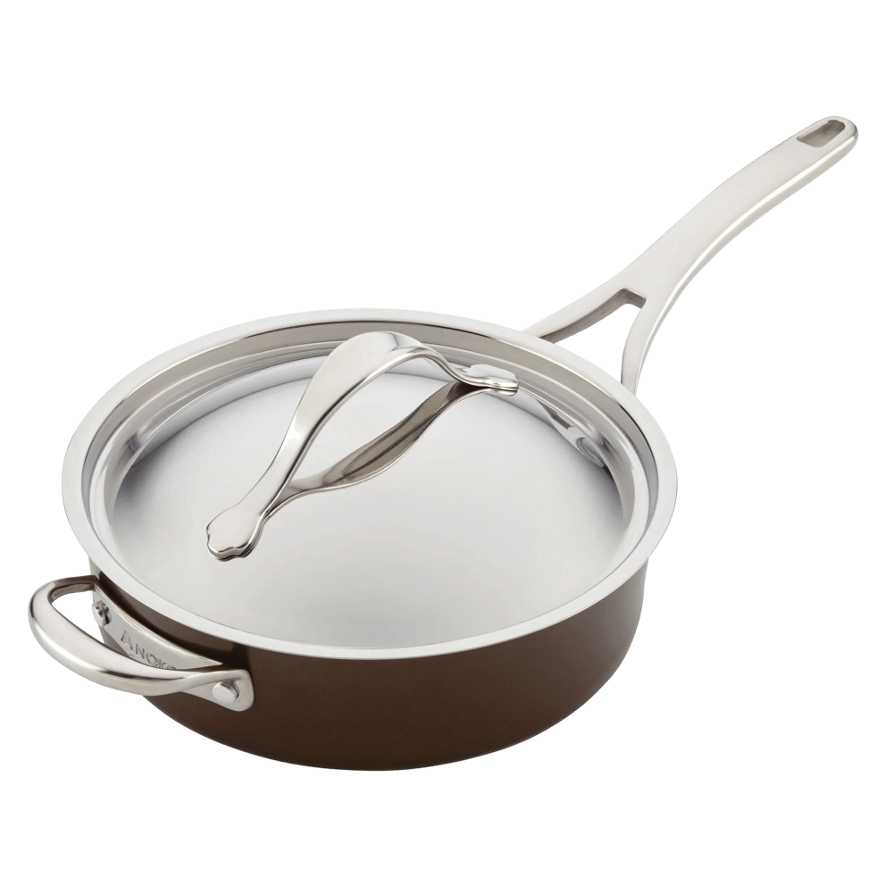 Anolon Nouvelle Luxe 11-Piece Copper and Hard Anodized Cookware Set