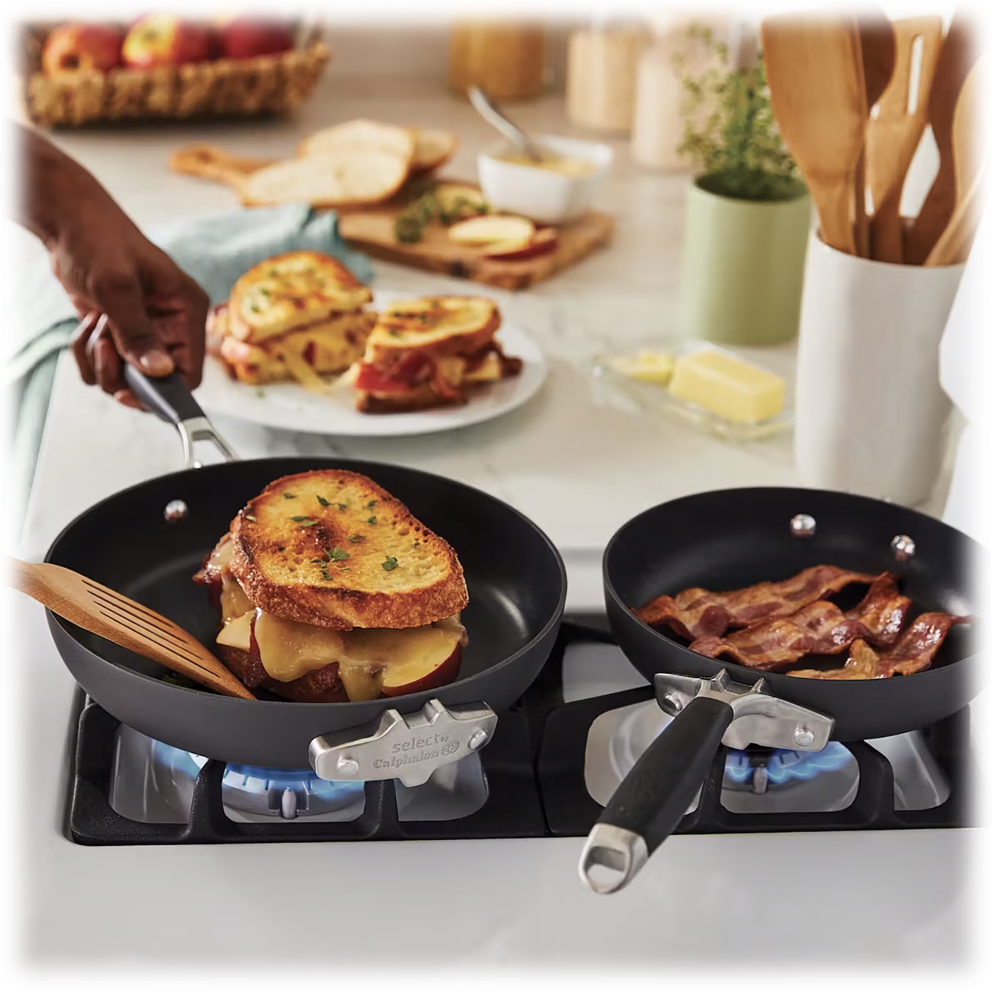 Calphalon Select 14-Piece Space-Saving Hard-Anodized Cookware Set