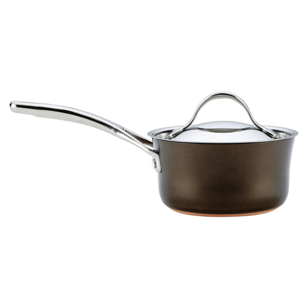 Anolon Nouvelle Luxe 11-Piece Copper and Hard Anodized Cookware Set