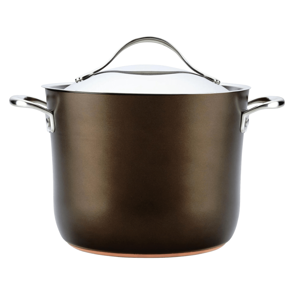 Anolon Nouvelle Luxe 11-Piece Copper and Hard Anodized Cookware Set